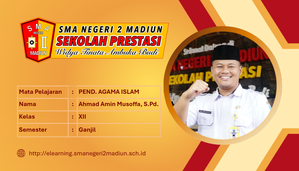 2627 PENDIDIKAN AGAMA ISLAM XII GANJIL