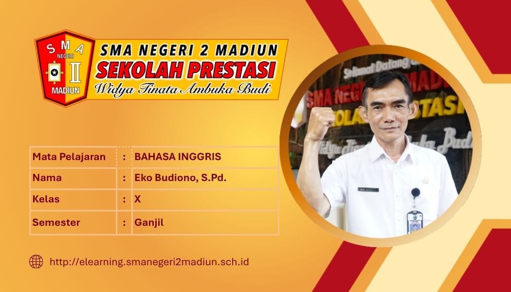 2627 BAHASA INGGRIS X GANJIL EKO